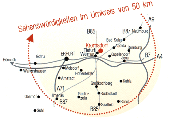 Sehenswürdigkeiten in der Umgebung